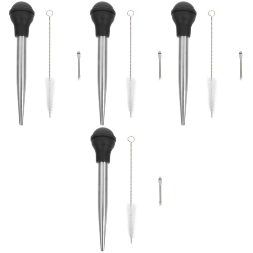 48Pcs Silicone Bbq Injector Seasoning Tubes for Kitchen Use 2