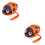 2Pièces Bouée Natation Enfant PVC Orange 11