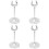 4Pcs Stable Stainless Steel Tabletop Menu Holder Silver for Home Use 5