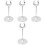4Pcs Stable Stainless Steel Tabletop Menu Holder Silver for Home Use 3