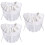 3Pcs Comfortable Chiffon Lace Collar Decorative Clothing Accessory 7