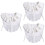 3Pcs Comfortable Chiffon Lace Collar Decorative Clothing Accessory 6