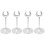 4Pcs Stable Stainless Steel Tabletop Menu Holder Silver for Home Use 4