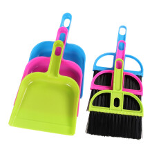 18Sets Small Mini Broom and Dustpan Durable Plastic for Desktop Use