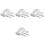 4Sets Durable Earphone Cleaning Set White Multifunctional Kit 3