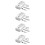 4Sets Durable Earphone Cleaning Set White Multifunctional Kit 8