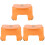 3Pcs Multi-Purpose Plastic Step Stool Toddler Safety Stool 2