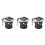 3Pcs Motorcycle Cup Holder Silver Aluminum Handlebar Drink Holder 4