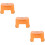 3Pcs Multi-Purpose Plastic Step Stool Toddler Safety Stool 9