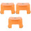 3Pcs Multi-Purpose Plastic Step Stool Toddler Safety Stool 3