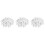 3Pcs Soft Touch White Infant Bedside Bells 6