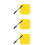 3Pcs Anti-Collision Yellow Silicone Protective Cases for Pets 8