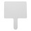 2Pcs Safe White Handheld Answer Board Quick Response Teaching Prop 1