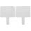 2Pcs Safe White Handheld Answer Board Quick Response Teaching Prop 2