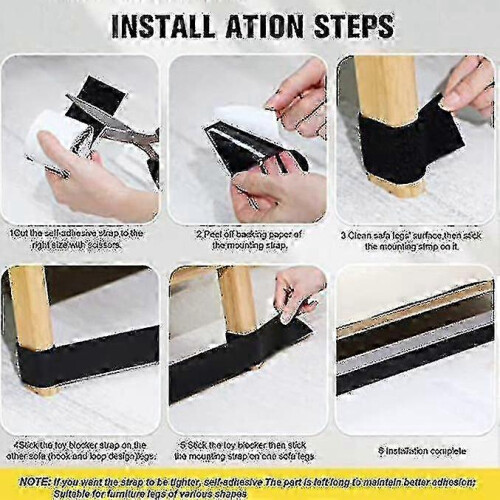 (6M)Sofa Toy Blocker,adjustable Gap Bumper,sectional Connectors For Sliding Sofas -aa 2