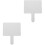 2Pcs Safe White Handheld Answer Board Quick Response Teaching Prop 3