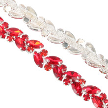 3St DIY Rhinestone Ketting Trim Met Glinsterende Kristallen