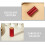2Pcs Disposable Red Heat Shrink Caps for Sealing 8
