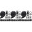 3Sets Strap Schnallen Bänder D-Ring Clips Nylon Schwarz DIY-Set 6