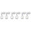 6St Wit Highlighter Poeder Sprayfles Glitter Make-Up Haar Lichaam 4