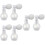 6St Wit Highlighter Poeder Sprayfles Glitter Make-Up Haar Lichaam 7