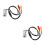 2St Video Oog /4 Inch Cmos Multi Kleuren Kleursensor 2