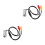 2St Video Oog /4 Inch Cmos Multi Kleuren Kleursensor 4