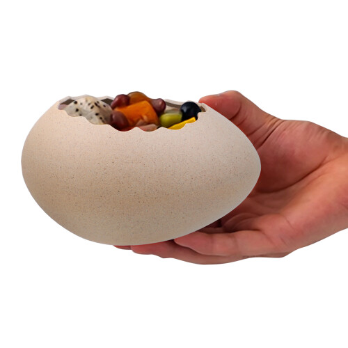 3St Creatieve Eier Kom Keramische Dessert Houder Khaki 2