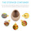 3St Creatieve Eier Kom Keramische Dessert Houder Khaki 7