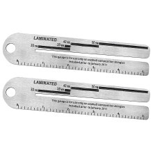 2Pcs 4/09 Shingle Gauge,Measuring Tool for Roof Shingle,Roof Pitch Gauge,Equipment for Measuring Thickness of Roof Tiles