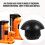 20St Rubber Vulplug, Horizontale , Hitte- En Ozonbestendig, Zwart 7