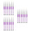 18Pièces Nail Art Violet Double-Tête Pour Et 7