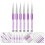 18Pièces Nail Art Violet Double-Tête Pour Et 11