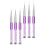 18Pièces Nail Art Violet Double-Tête Pour Et 1