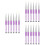 18Pièces Nail Art Violet Double-Tête Pour Et 6
