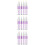 18Pièces Nail Art Violet Double-Tête Pour Et 8