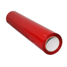 3St PU Warmte Transfer Film Rood Voor Kledingdecoratie