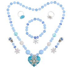 3Sets Sieraden Set Parel Snowflake Thema Accessoires