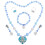 3Sets Sieraden Set Parel Snowflake Thema Accessoires 1