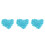 300St Gloeiende Blauwe Aquariumstenen Decor 4