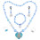 3Sets Sieraden Set Parel Snowflake Thema Accessoires 10