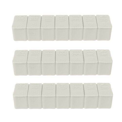 9Pièces Boîte Rangement Médicaments Portable Organizer