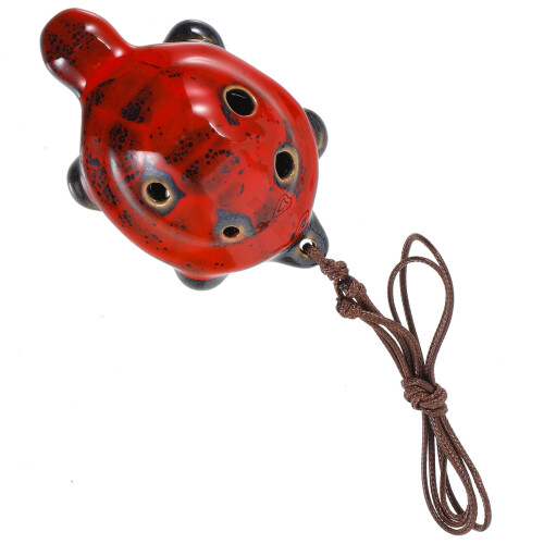 4St Draagbare Keramische 6- Ocarina Kinderen Schildpad 2