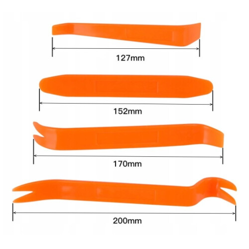 Set for dismantling car plastics, extractors 4 pieces 1