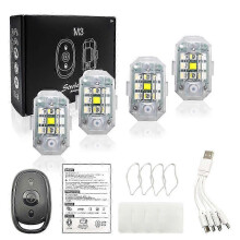(Four lamp with remote contro)2024 Pursuit Underglow X Pvrsvit Car Lights Wireless Led Strobe Lights Usa Stock