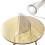 (60cm, Transparency) 5 Sizes Clear Pvc Table Cover Protector Round Pvc Tablecloth 2.0mm Thick Desk Pad Mat Waterproof Vinyl Table Protector 1