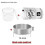 (6in set) Adjustable Round Cake Ring Mold Retractable Fondant Mousse Cake Ring Acrylic Circle Baking Ring Cake Tools Round Cake Form Kit 1