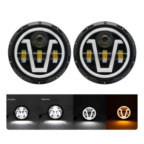 Koplamp 7" Full LED V 1 stuk 2