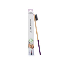 Spotlight Oral Care Bamboo Toothbrush-Purple