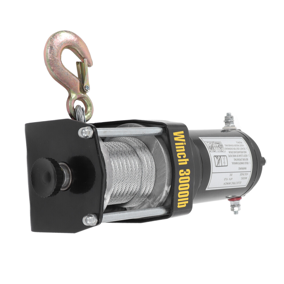 Electric Winch Kit 24V 3000lbs Remote Steel